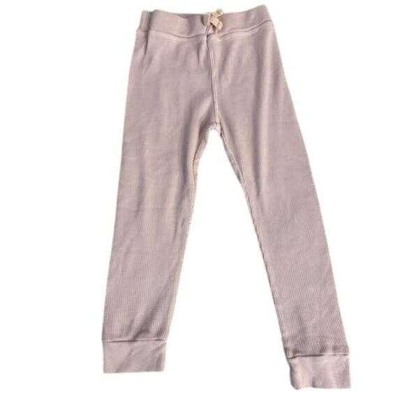 Cozii Kids Thermal Pants 4T Mauve Pink Waffle Knit NWT - Picture 1 of 3